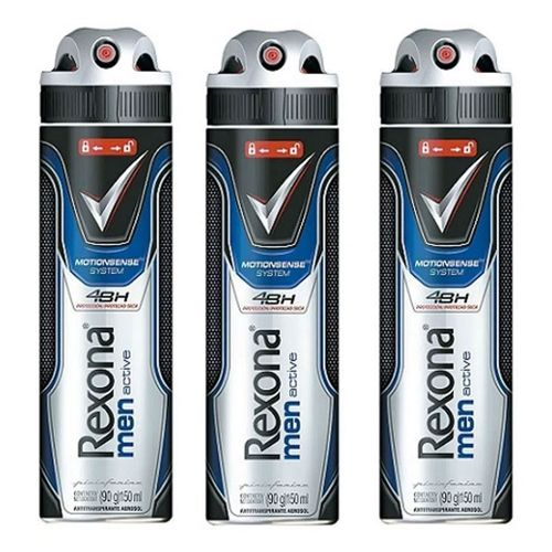 Desodorante Aerosol Active 90g 3 Unidades Desodorante Aerosol Active 90g 3 Unidades