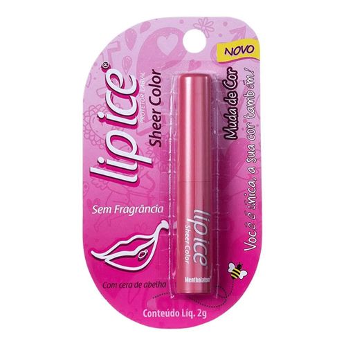 Protetor Labial Lip Ice Sheer Color Sem Fragrância 2g Protetor Labial Lip Ice Sheer Color Sem Fragrância 2g