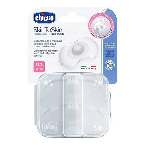Protetor para Seios em Silicone SkinToSkin Tam M/G (2pçs) - Chicco
