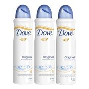 Desodorante Aerosol Dove Original 113ml 3 Unidades