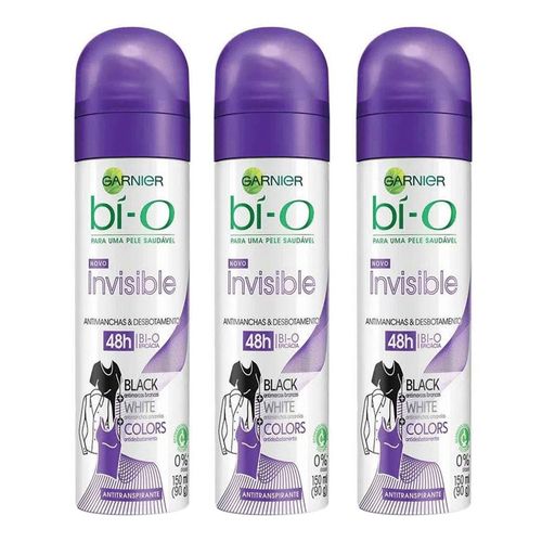 Desodorante Aerosol Feminino Bi-O IBWF 150ml 3 Unidades Desodorante Aerosol Feminino Bi-O IBWF 150ml 3 Unidades