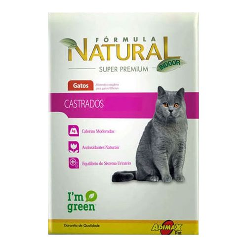 Ração Adimax Fórmula Natural para Gatos Castrados Ração Adimax Fórmula Natural para Gatos Castrados