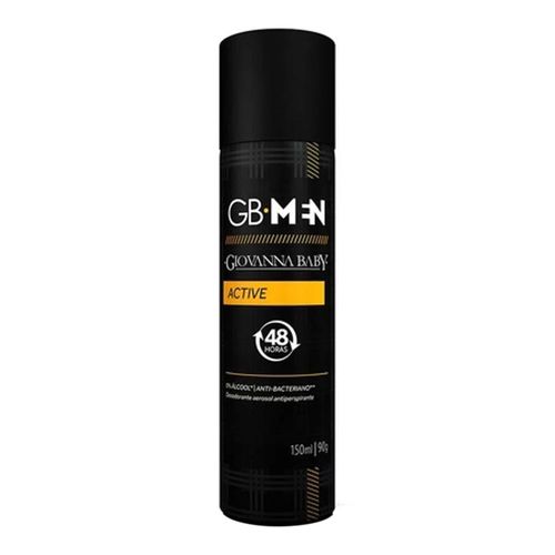 Desodorante Giovanna Baby Aerosol Masculino Active 150ml Desodorante Giovanna Baby Aerosol Masculino Active 150ml