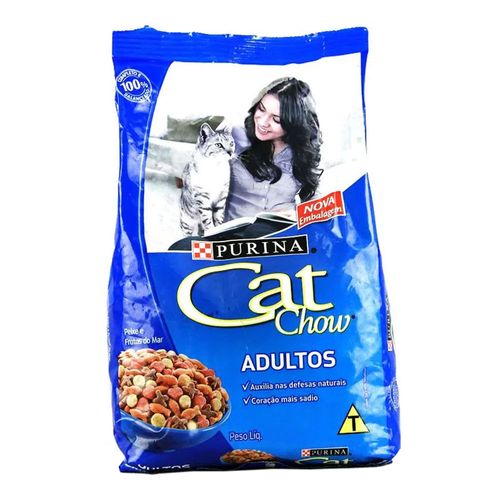 Ração Cat Chow Adulto Peixe Ração Cat Chow Adulto Peixe