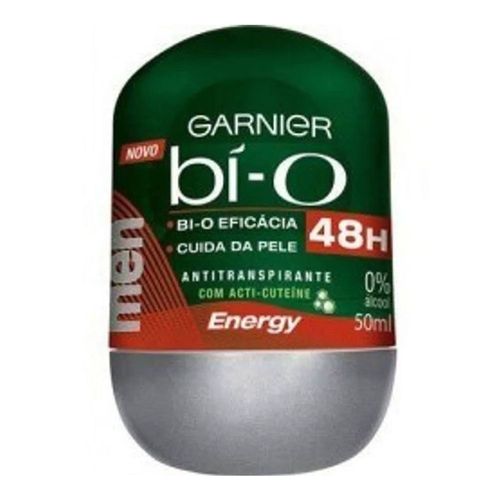 Desodorante Roll-on Bí-O Energy Masculino 50ml - Garnier Desodorante Roll-on Bí-O Energy Masculino 50ml - Garnier