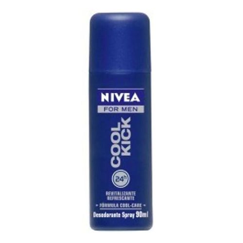 Desodorante Spray Nivea Masculino Cool Kick 90ml Desodorante Spray Nivea Masculino Cool Kick 90ml