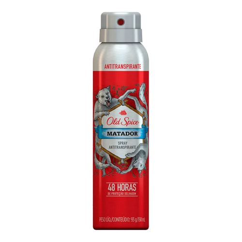 Desodorante Spray Old Spice Antitranspirante Matador 93g Desodorante Spray Old Spice Antitranspirante Matador 93g