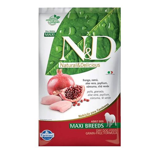 Ração Farmina N&D Adulto Raças Grandes Frango e Romã Ração Farmina N&D Adulto Raças Grandes Frango e Romã
