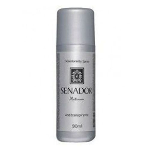 Desodorante Spray Senador Masculino Platinum 90ml Desodorante Spray Senador Masculino Platinum 90ml