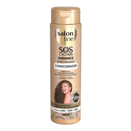 Condicionador Sos Radiance Brilho Absoluto Salon Line 300ml Condicionador Sos Radiance Brilho Absoluto Salon Line 300ml
