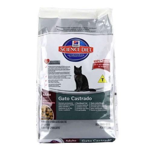 Ração Hill's Gato Castrado Ração Hill's Gato Castrado