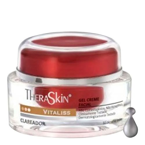 Creme Theraskin Facial Vitaliss Clareador 30 Cápsulas Creme Theraskin Facial Vitaliss Clareador 30 Cápsulas
