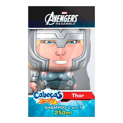 Shampoo 2 Em 1 Cabeças Divertidas Avengers Thor 250ml Shampoo 2 Em 1 Cabeças Divertidas Avengers Thor 250ml