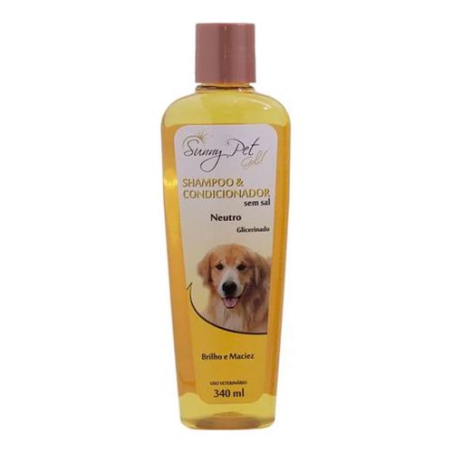 Shampoo 2x1 Neutro Glicerinado Sem Sal Sunny Pet 340ml Shampoo 2x1 Neutro Glicerinado Sem Sal Sunny Pet 340ml