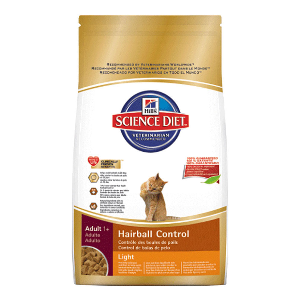 hills hairball control gatos