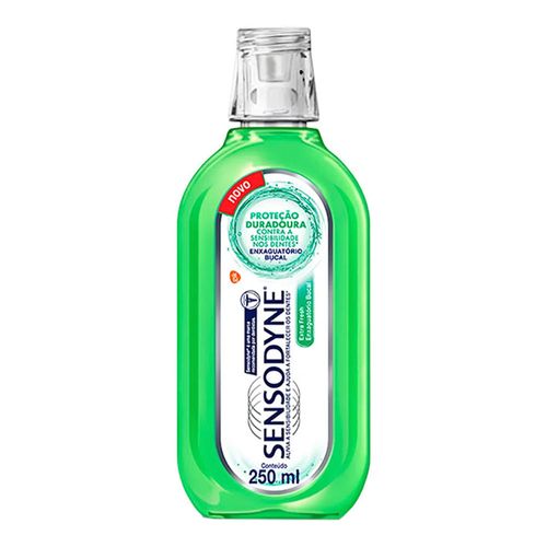 Enxaguante Bucal Sensodyne Extra Fresh para Dentes Sensíveis 250ml Enxaguante Bucal Sensodyne Extra Fresh para Dentes Sensíveis 250ml