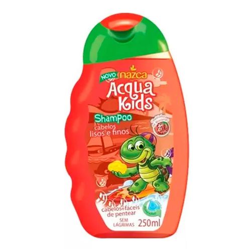 Shampoo Acqua Kids Nazca Lisos e Finos Morango - 250ml Shampoo Acqua Kids Nazca Lisos e Finos Morango - 250ml