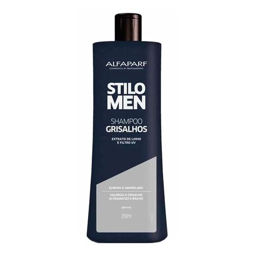 Shampoo Alfaparf Stilo Men Grisalhos 250ml Shampoo Alfaparf Stilo Men Grisalhos 250ml