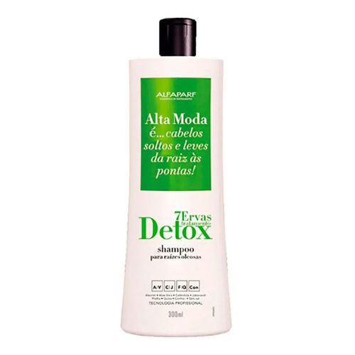 Shampoo Alta Moda 7 Ervas Tratamento Detox 300ml Shampoo Alta Moda 7 Ervas Tratamento Detox 300ml