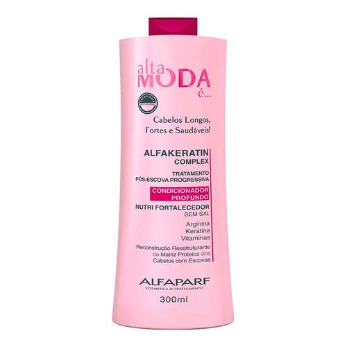 Shampoo Alta Moda Alfakeratin Complex Fortalecedor 300ml Shampoo Alta Moda Alfakeratin Complex Fortalecedor 300ml