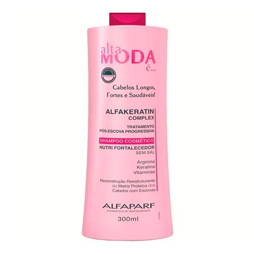 Shampoo Alta Moda Alfakeratização 300ml Shampoo Alta Moda Alfakeratização 300ml