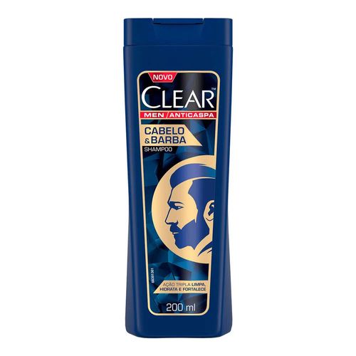 Shampoo Anticaspa Clear Man Cabelo e Barba 200ml Shampoo Anticaspa Clear Man Cabelo e Barba 200ml