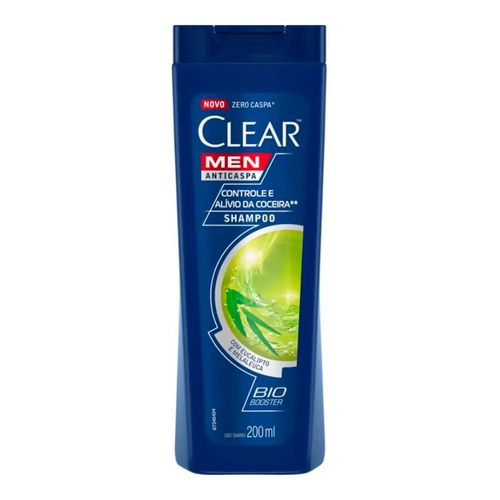 Shampoo Anticaspa Clear Men Controle e Alívio da Coceira 200ml Shampoo Anticaspa Clear Men Controle e Alívio da Coceira 200ml