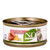 Ração ND Farmina Úmida de Atum e Camarão para Gatos - 70 g