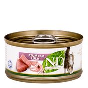 Ração ND Farmina Úmida de Atum e Lula para Gatos - 70 g