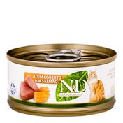 Ração ND Farmina Úmida de Atum e Salmão para Gatos – 70 g
