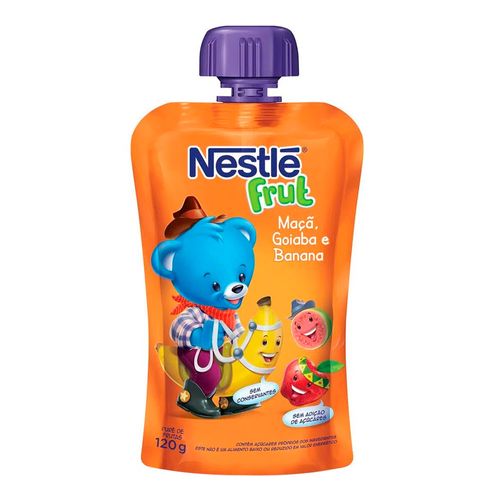 Papinha Nestlé Frut Maçã Goiaba e Banana 120g Papinha Nestlé Frut Maçã Goiaba e Banana 120g