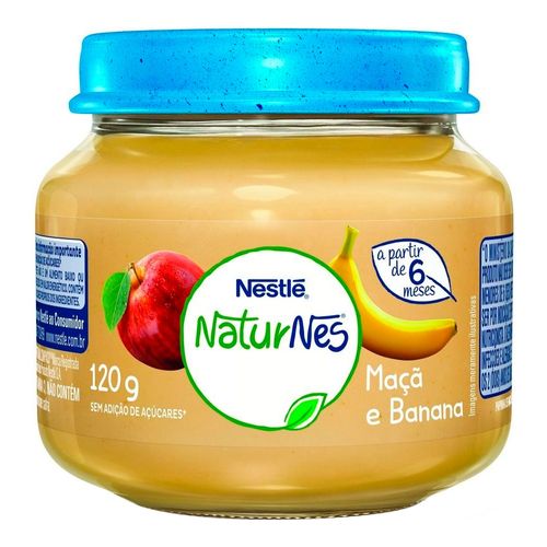 Papinha Nestlé Naturnes Banana e Maçã 120g Papinha Nestlé Naturnes Banana e Maçã 120g