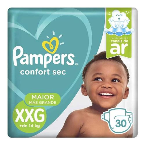 Fralda Descartável Pampers Total Confort Econômica XXG 30 Unidades Fralda Descartável Pampers Total Confort Econômica XXG 30 Unidades