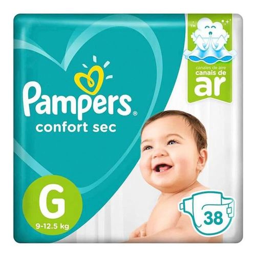 Fralda Descartável Pampers Total Confort G 38 Unidades Fralda Descartável Pampers Total Confort G 38 Unidades