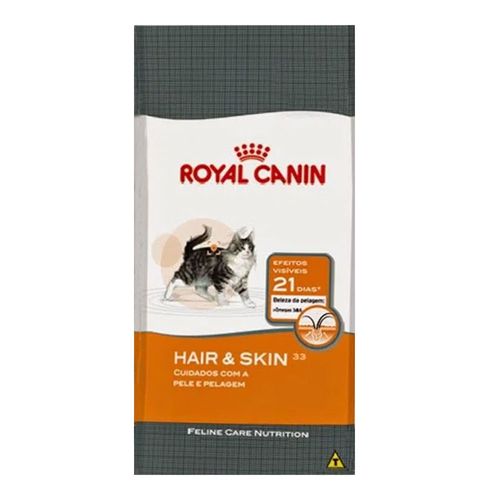 Ração Royal Canin Hair & Skin 33 Ração Royal Canin Hair & Skin 33