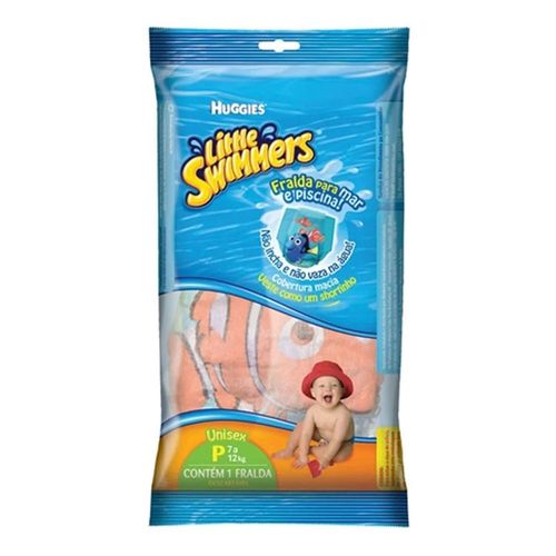 Fralda Descartável Little Swimmers Disney Pequena 1 Unidade