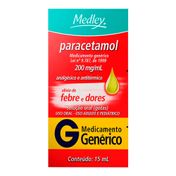 Paracetamol 100mg/ml Genérico Medley 15ml Gotas