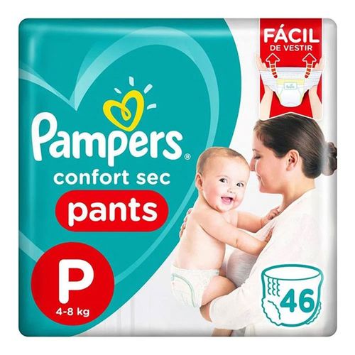 Fralda Descartável Pampers Pants P 46 Unidades Fralda Descartável Pampers Pants P 46 Unidades