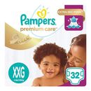 Fralda Descartável Pampers Premium Care XXG 32 Unidades
