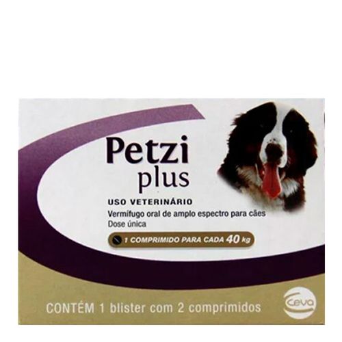 PETZI PLUS 40kg - cx. com 2 compr. PETZI PLUS 40kg - cx. com 2 compr.