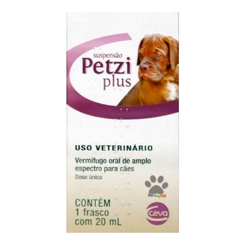 PETZI PLUS SUSPENSÃO - frasco com 20ml PETZI PLUS SUSPENSÃO - frasco com 20ml