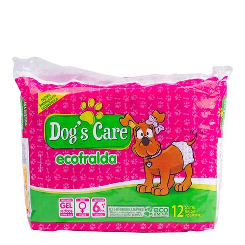 Fralda Higiênica Fêmea Descartável Dog’s Care - 12 Unidades Fralda Higiênica Fêmea Descartável Dog’s Care - 12 Unidades