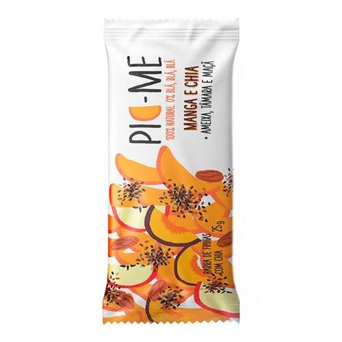 BARRA DE FRUTAS MANGA E CHIA - PIC-ME - 12 UNIDADES DE 25G BARRA DE FRUTAS MANGA E CHIA - PIC-ME - 12 UNIDADES DE 25G