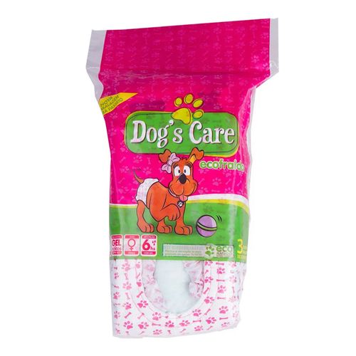 Fralda Higiênica Fêmea Descartável Dog’s Care - 03 Unidades Fralda Higiênica Fêmea Descartável Dog’s Care - 03 Unidades