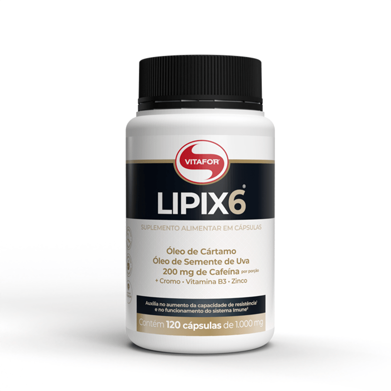 Lipix 6 Vitafor Frasco Com 120 Cápsulas