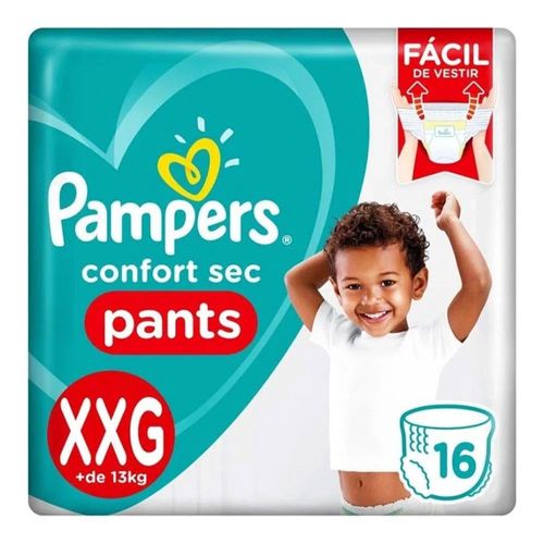 Fralda Pampers Pants Ajuste Total XXG 12 unidades - Drogarias Pacheco