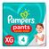 Fralda Pampers Pants Ajuste Total XG 4 Unidades Fralda Pampers Pants Ajuste Total XG 4 Unidades