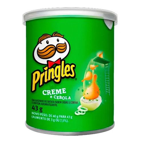 Batata Pringles Creme e Cebola 43g Batata Pringles Creme e Cebola 43g