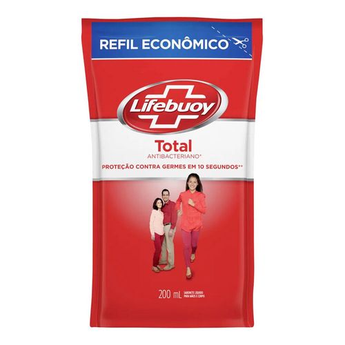 Refil Sabonete Liquido Antibacteriano Lifebuoy Total 200ml Refil Sabonete Liquido Antibacteriano Lifebuoy Total 200ml