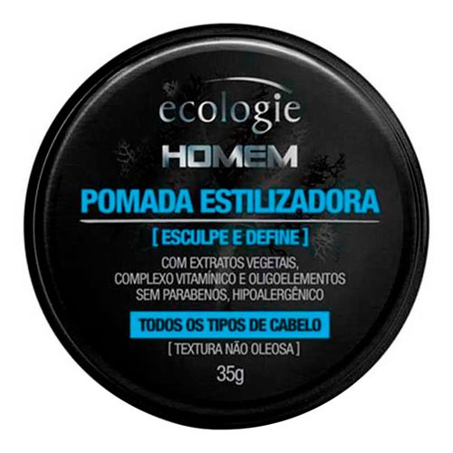 Pomada para Cabelo Estilizadora Ecologie Masculina 35g Pomada para Cabelo Estilizadora Ecologie Masculina 35g